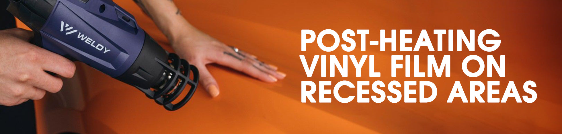 Post-Heating Vinyl Film on Recessed Areas