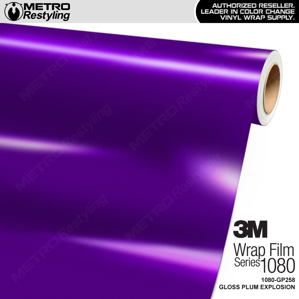 3M Gloss Plum Explosion Vinyl Wrap