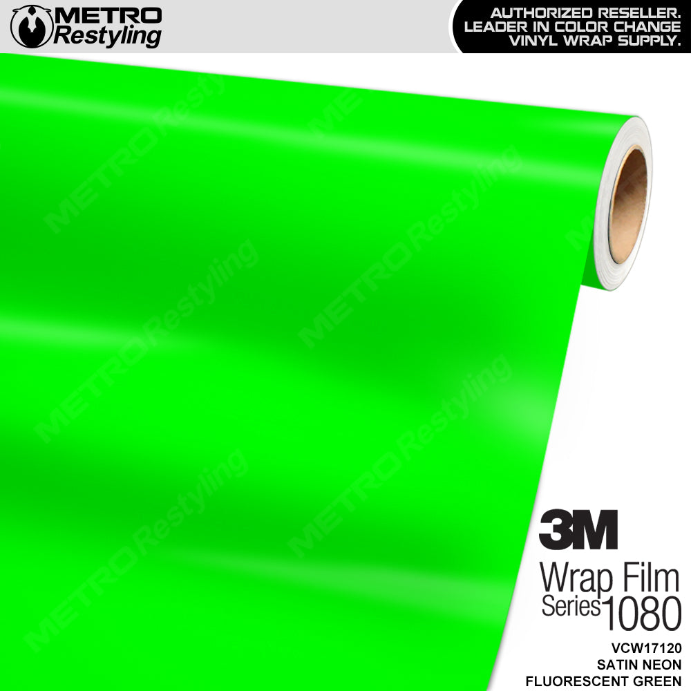 Satin Neon Green - 3M