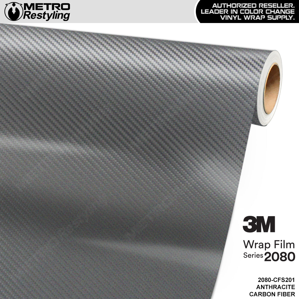 3M 2080 Anthracite Carbon Fiber Vinyl Wrap
