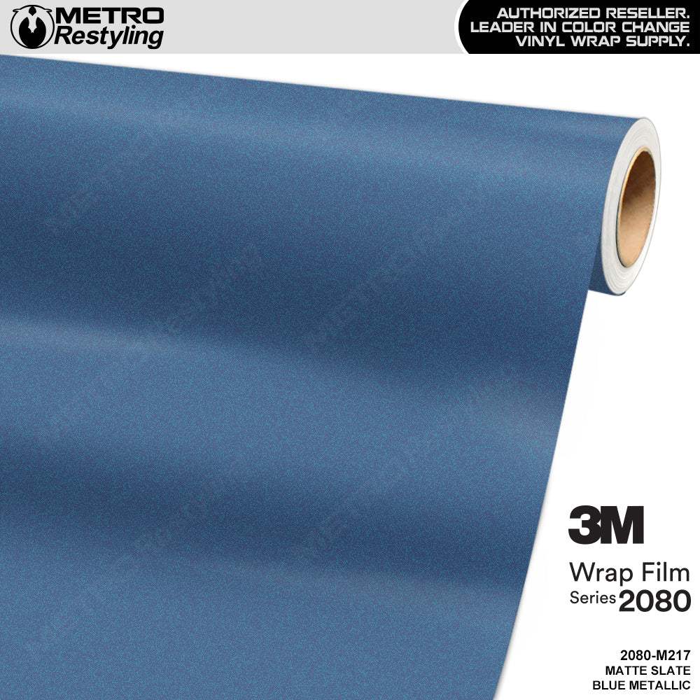 Matte Metallic Navy Blue 4ft x 5ft Car Wrap Vinyl Roll with Air Release