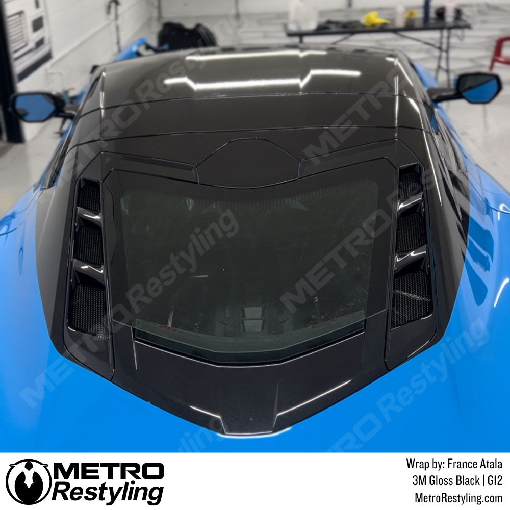 3M 2080 Gloss Black Vinyl Wrap | G12