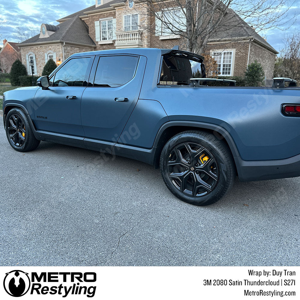 Satin Thundercloud Rivian Vinyl Wrap