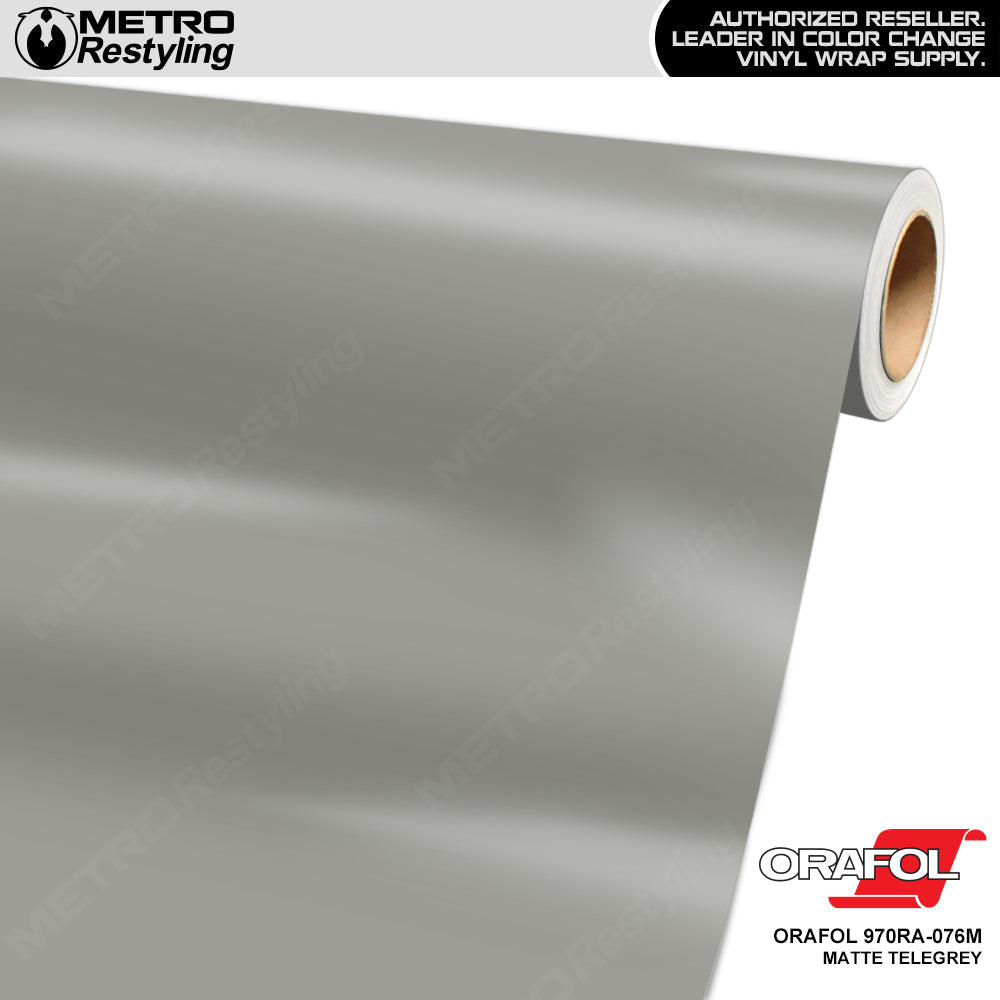 Orafol Matte Telegrey Vinyl Wrap | Metro Restyling