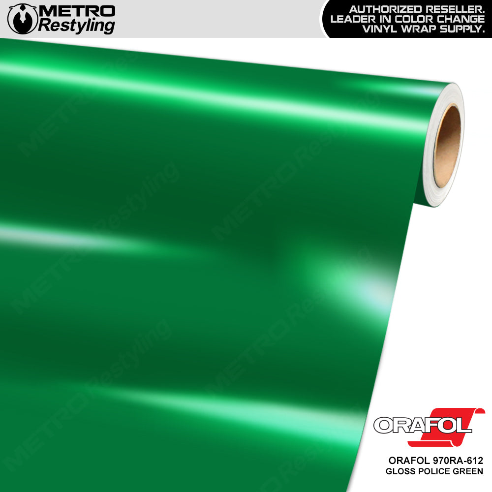 Orafol-970RA-Gloss-Police-Green-612