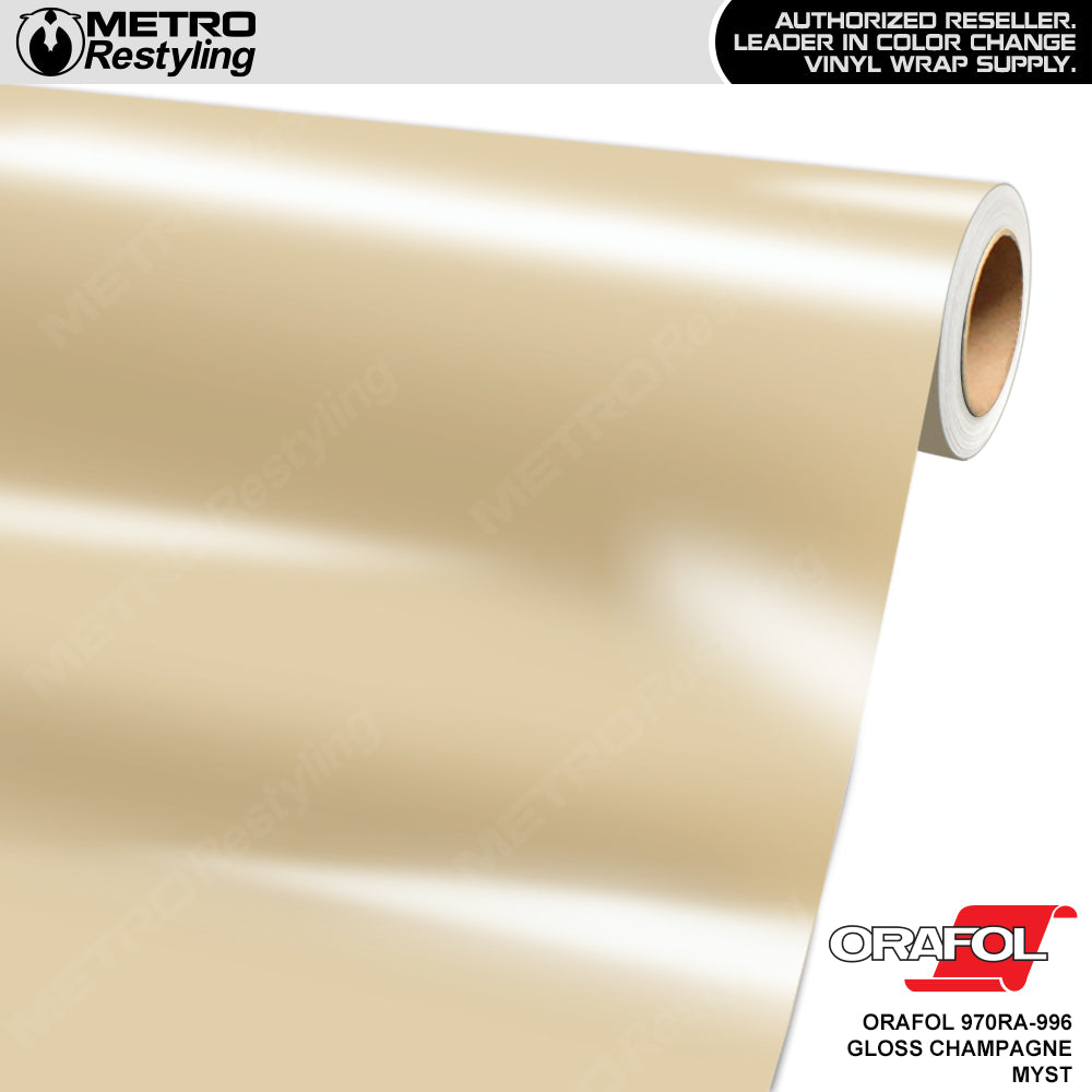 Orafol 970RA Gloss Champagne Myst Vinyl Wrap | 970RA-996