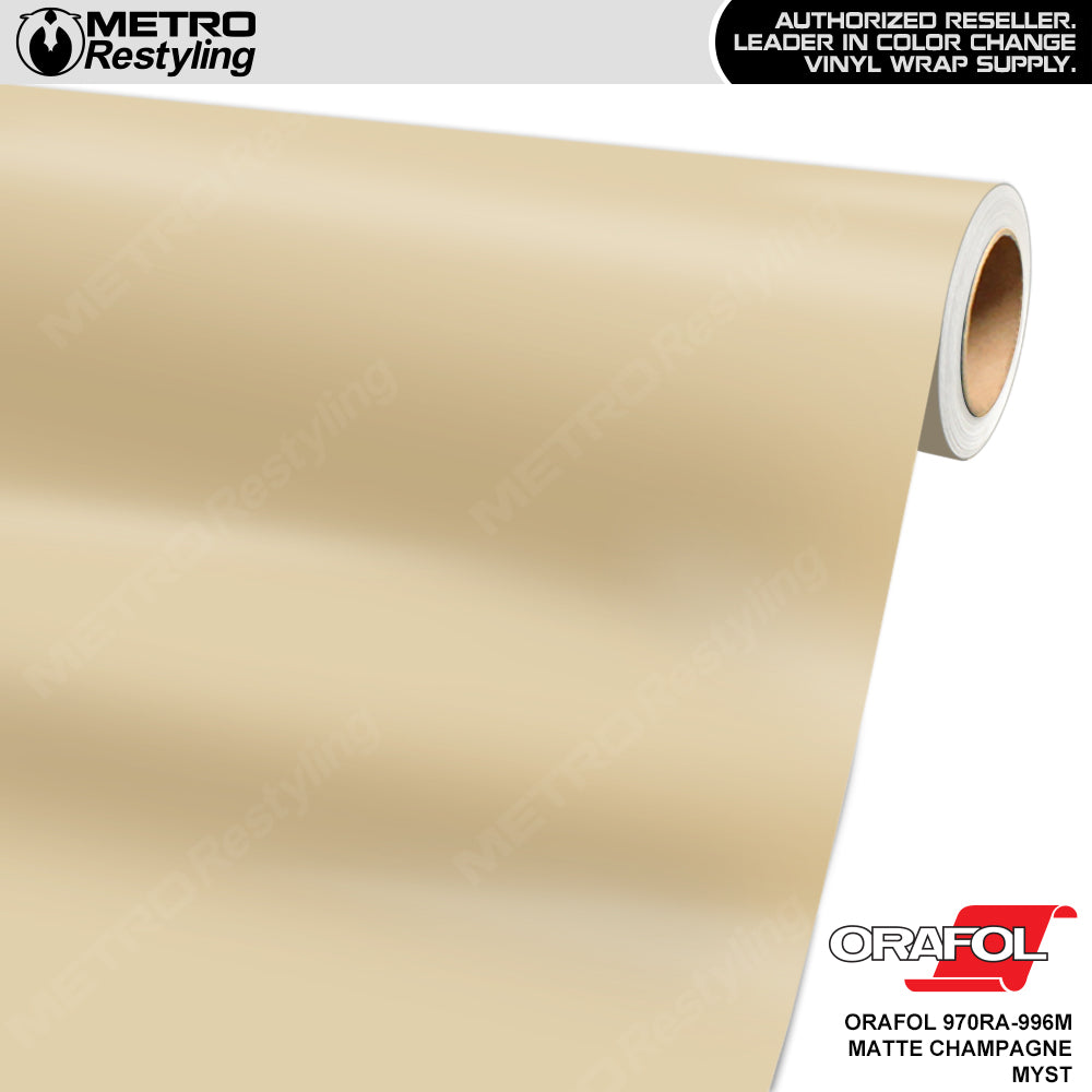 Orafol 970RA Matte Champagne Myst Vinyl Wrap | 970RA-996M