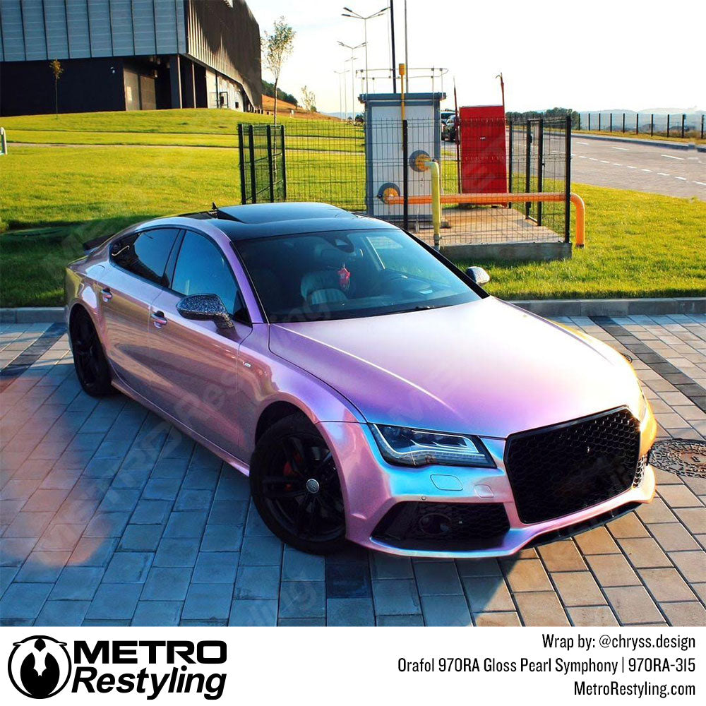 Gloss Pearl Symphony vinyl car wrap