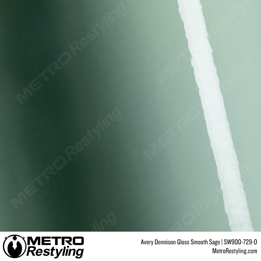 Avery Dennison SW900 Gloss Smooth Sage Vinyl Wrap | SW900-729-O
