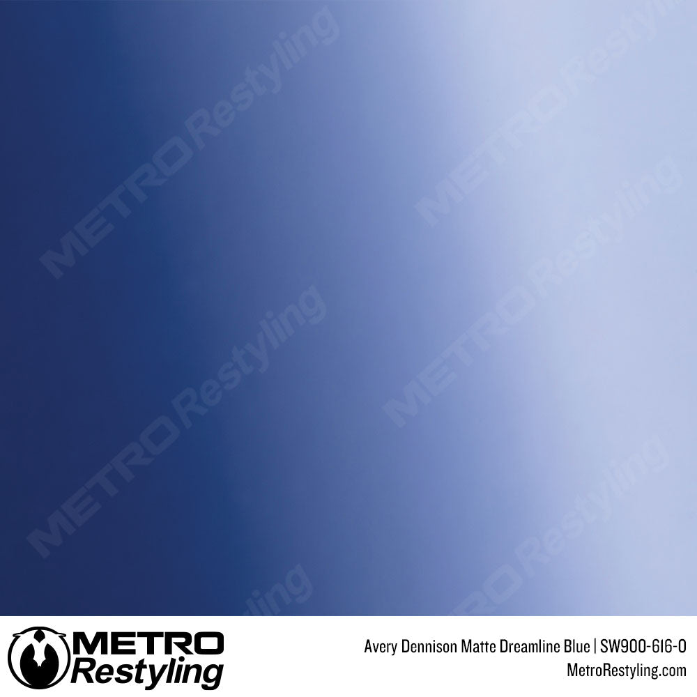 Avery Dennison SW900 Matte Dreamline Blue Vinyl Wrap | SW900-616-O