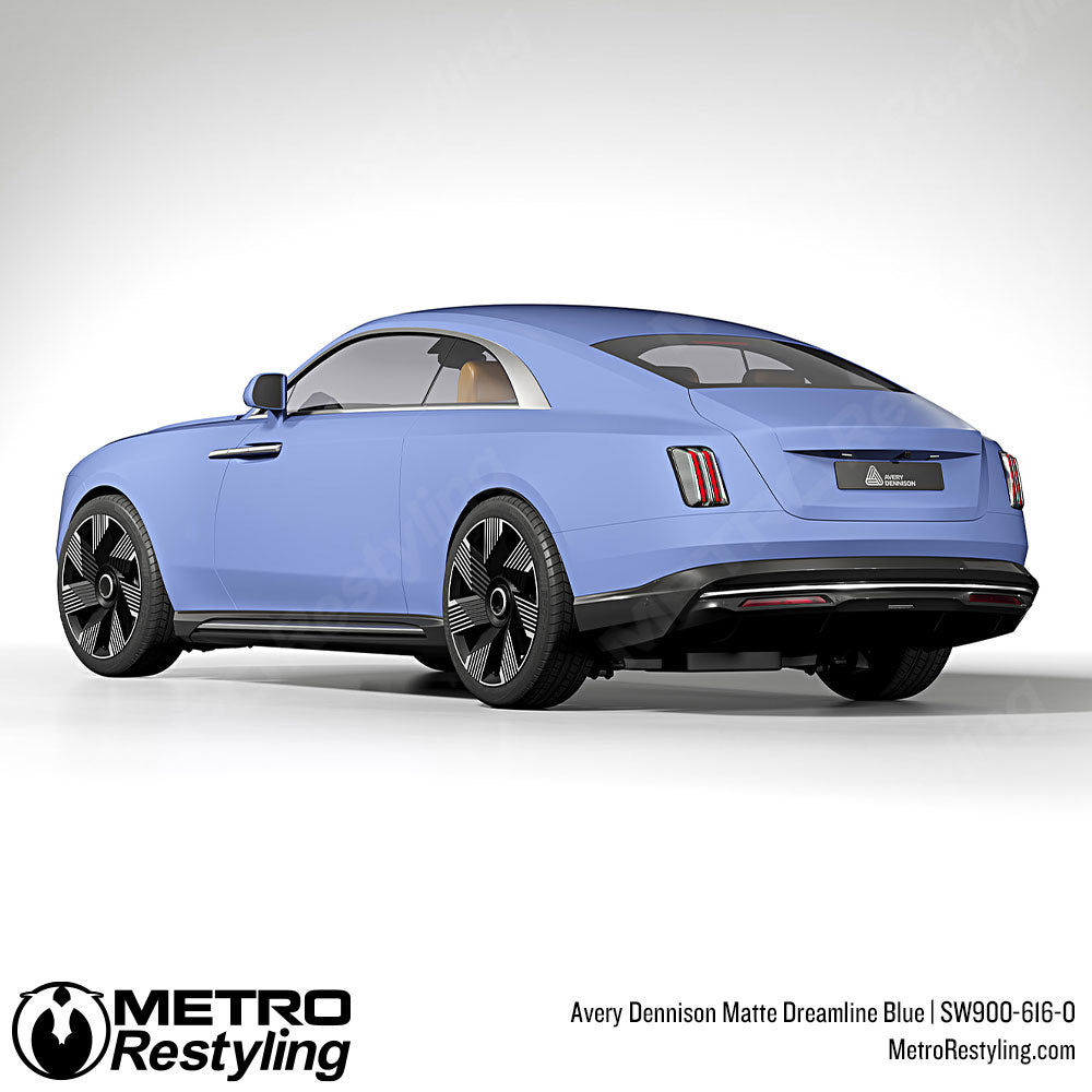 Avery Dennison SW900 Matte Dreamline Blue Vinyl Wrap | SW900-616-O