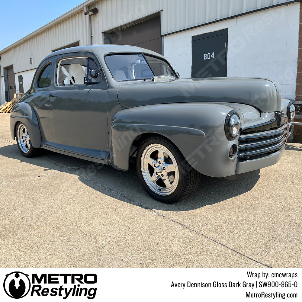 Avery Gloss Dark Gray Ford Deluxe Vinyl Wrap