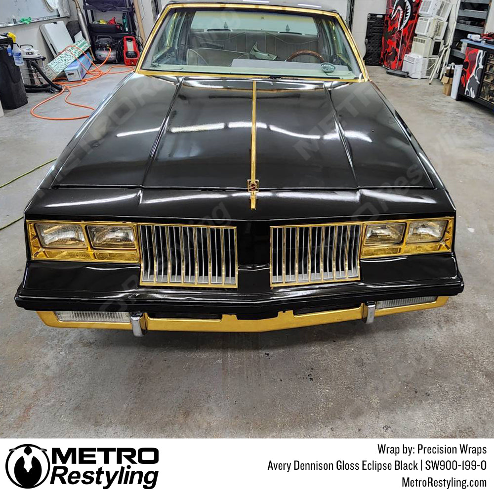 Gloss Eclipse Black Cutlass Vinyl Wrap