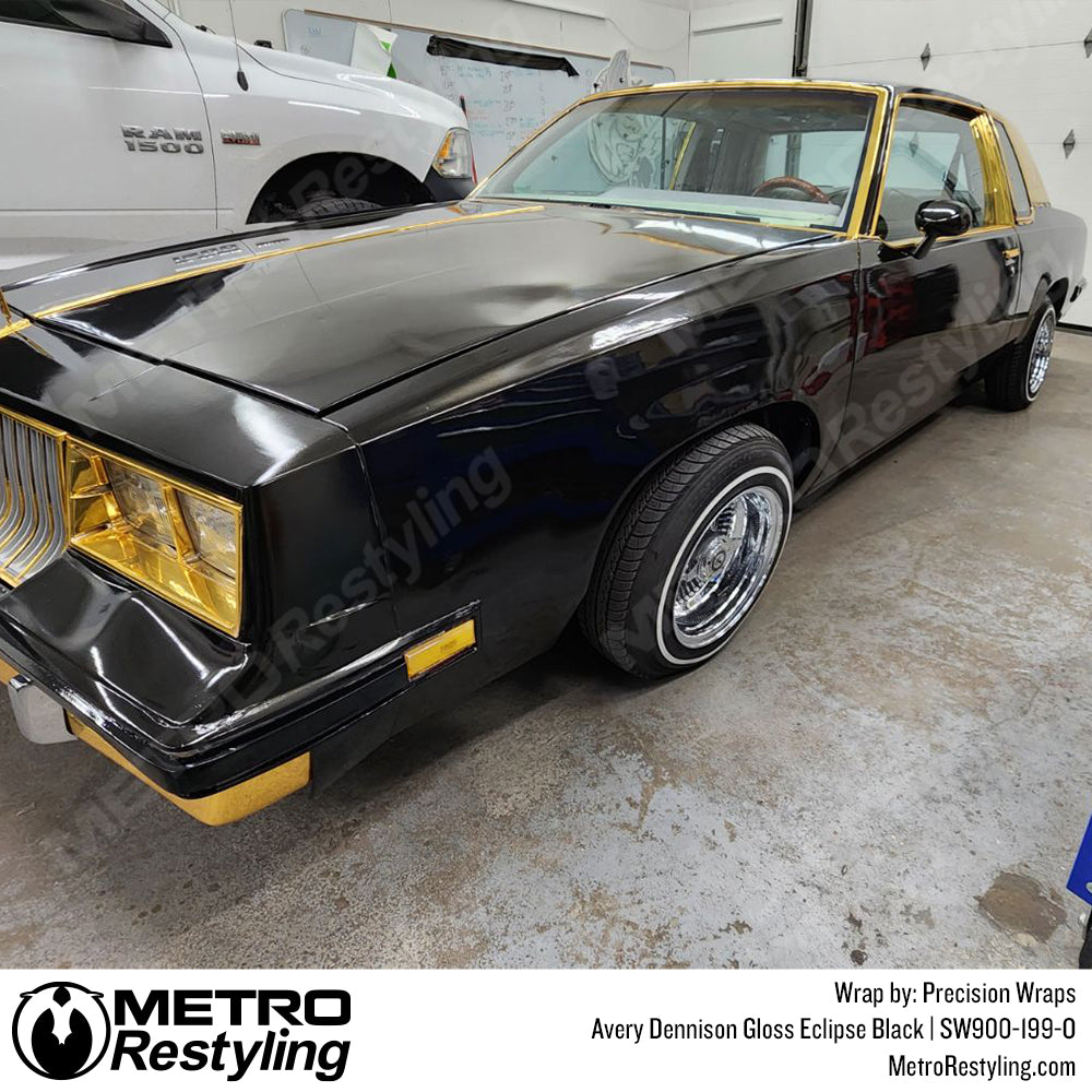 Gloss Eclipse Black Cutlass Vinyl Wrap