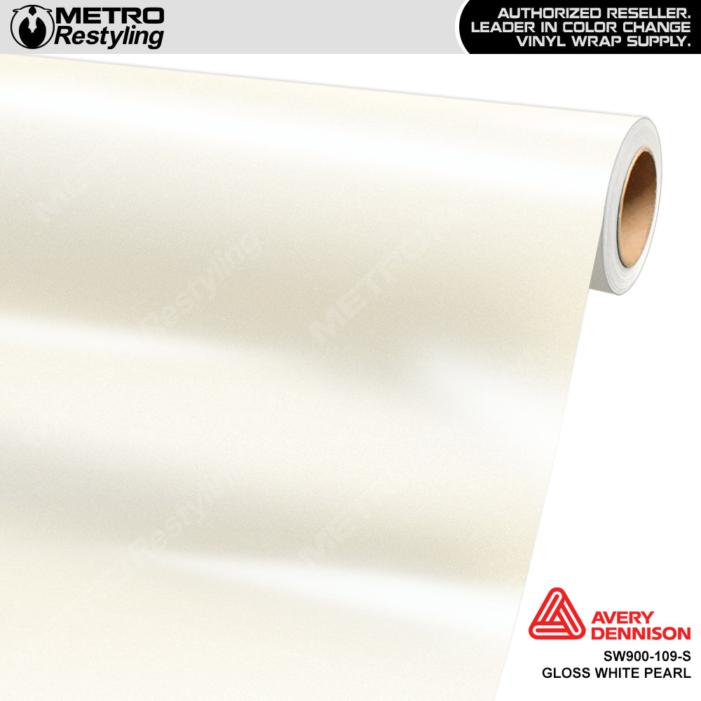 Avery Dennison SW900 Gloss White Pearl Vinyl Wrap