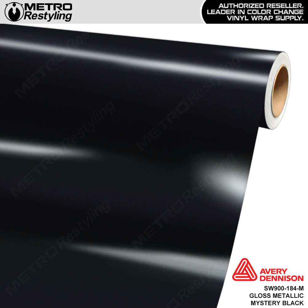 Avery Dennison SW900 Gloss Mystery Black Metallic Vinyl Wrap