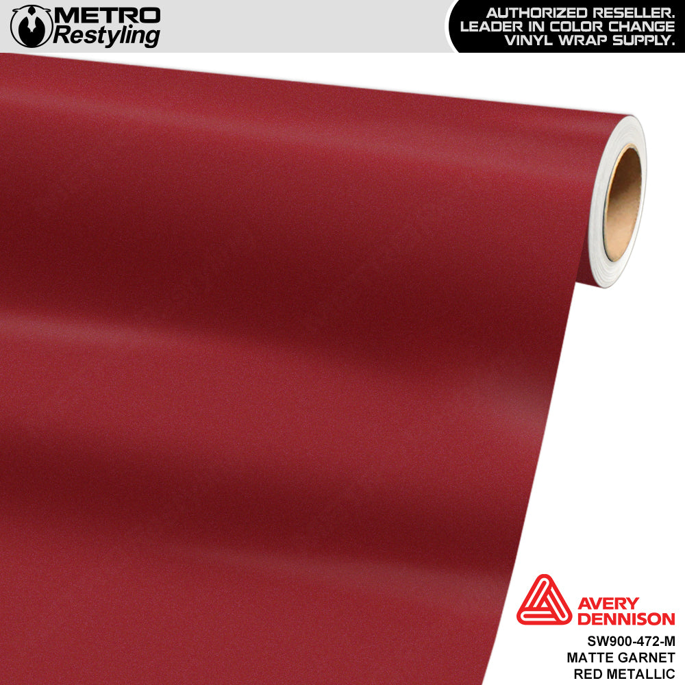 Avery Dennison SW900 Matte Garnet Red Metallic 