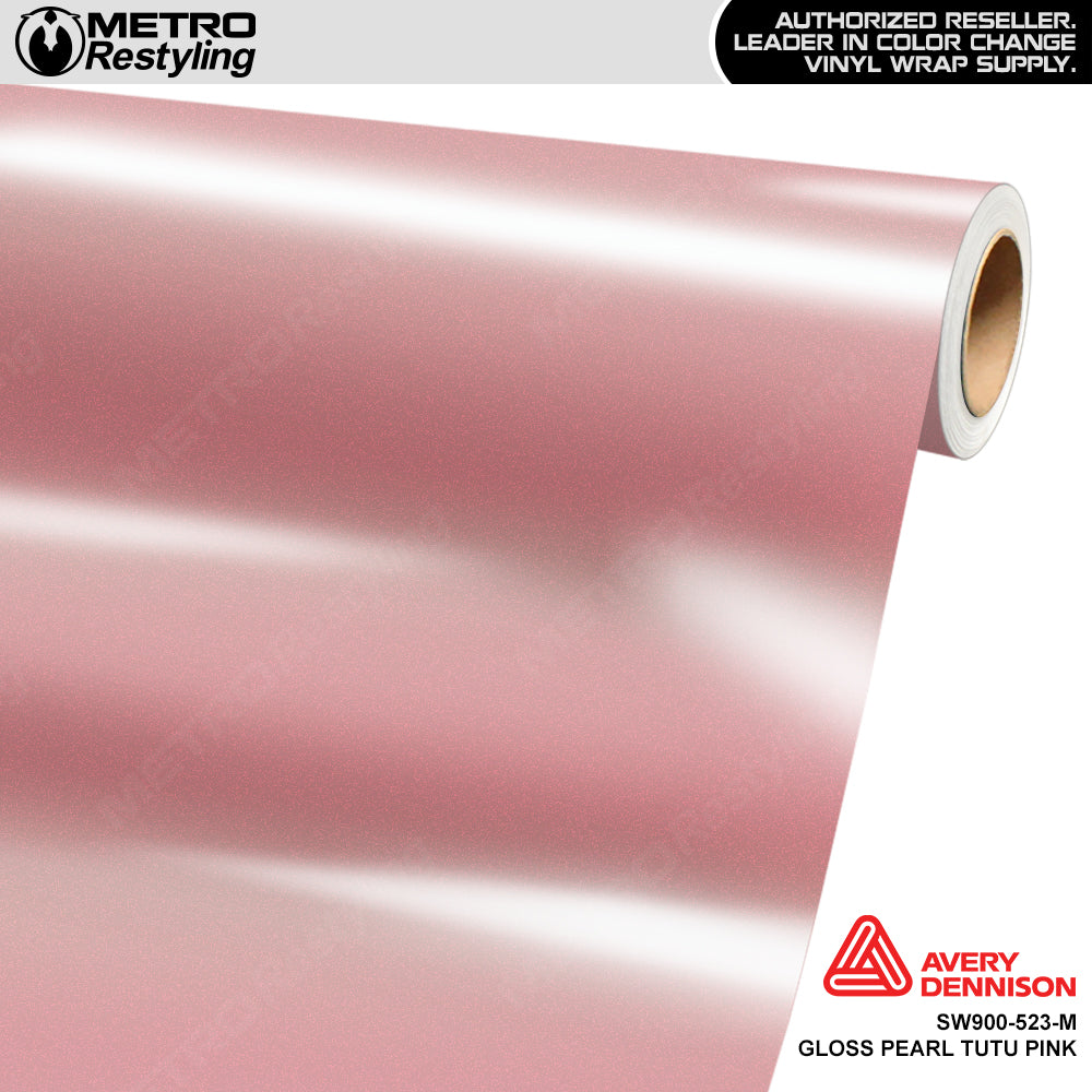 Avery Dennison SW900 Gloss Pearl Tutu Pink Vinyl Wrap | SW900-523-M