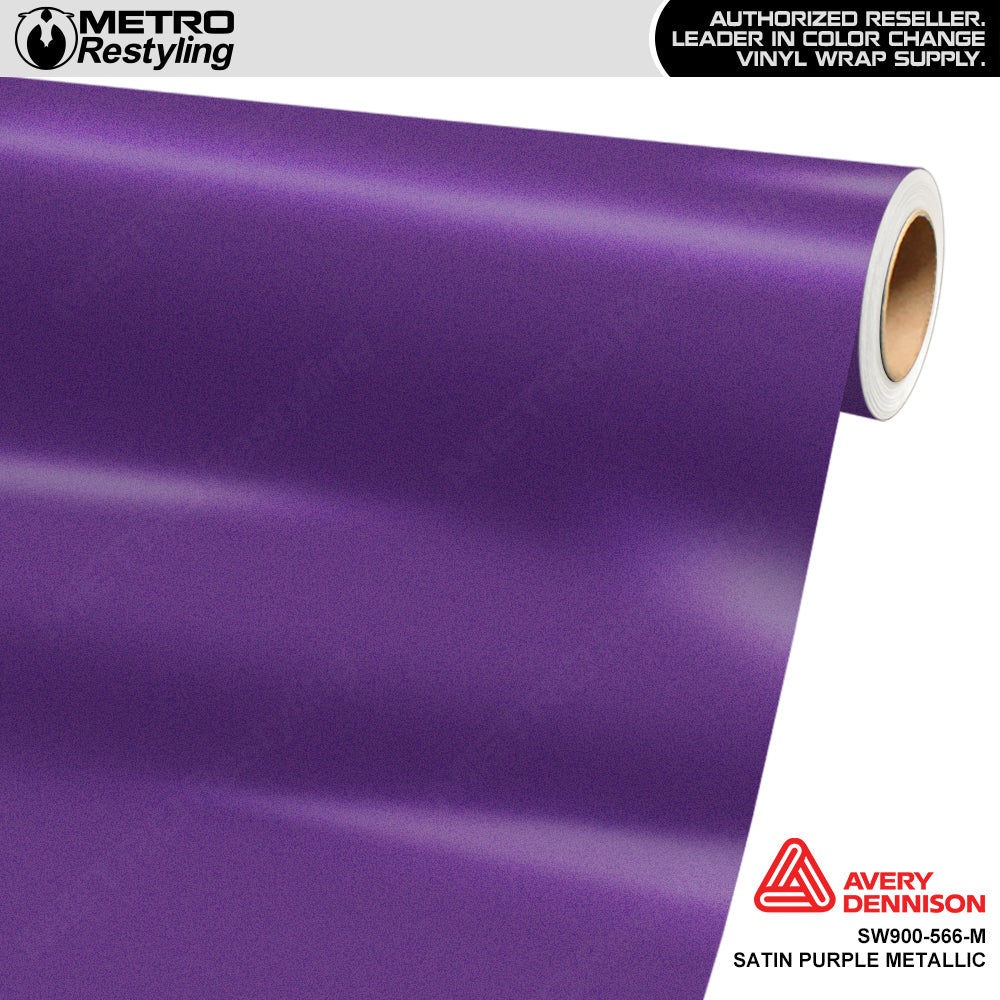 Avery Dennison SW900 Satin Purple Metallic Vinyl Wrap