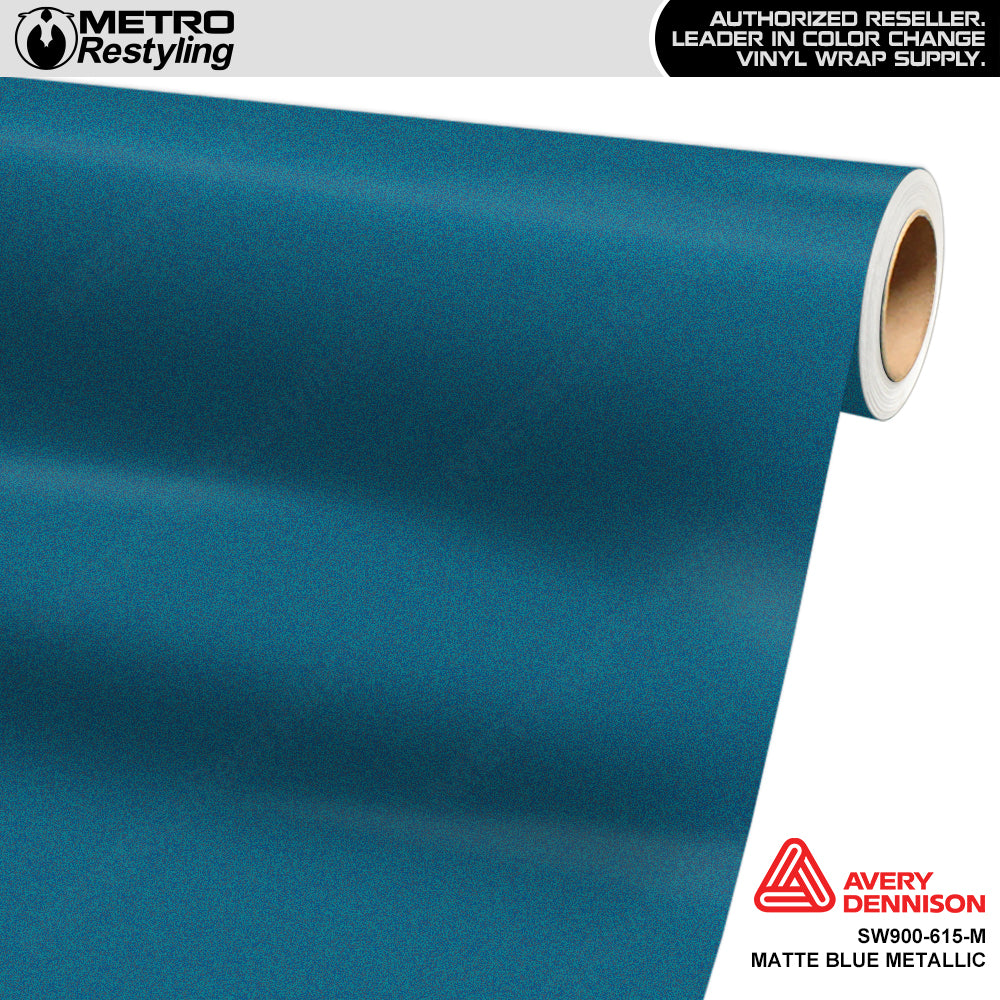 Avery Dennison SW900 Matte Blue Metallic Vinyl Wrap