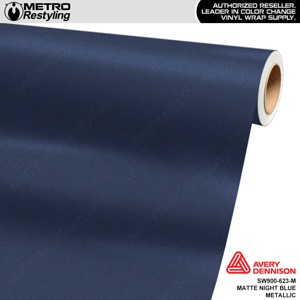 Avery Dennison SW900 Matte Night Blue Metallic Vinyl Wrap