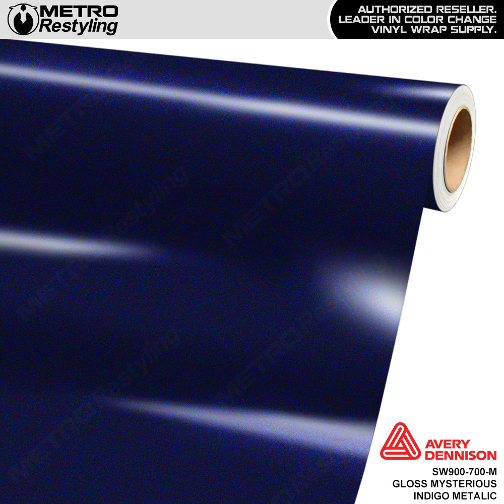 Avery Dennison SW900 Gloss Mysterious Indigo Metallic Vinyl Wrap