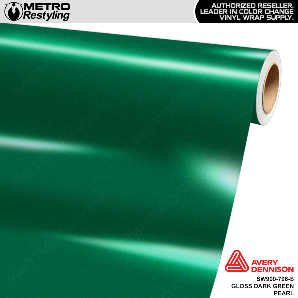 Avery Dennison SW900 Gloss Dark Green Pearl Vinyl Wrap