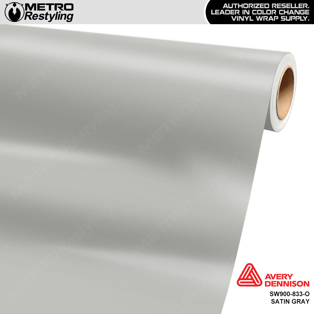 Avery Dennison SW900 Satin Gray Vinyl Wrap