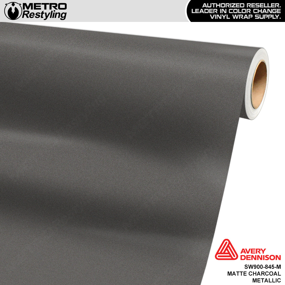 Avery Dennison SW900 Matte Charcoal Metallic Vinyl Wrap