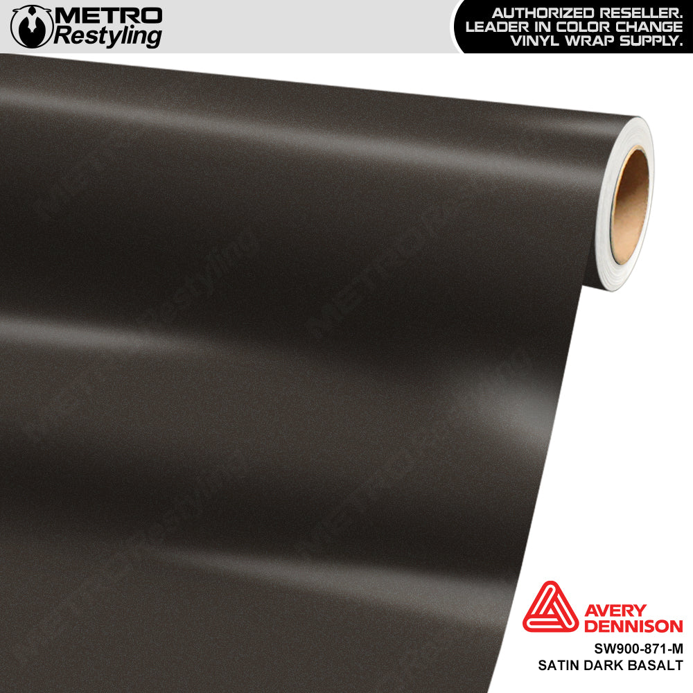 Avery Dennison SW900 Satin Dark Basalt Vinyl Wrap