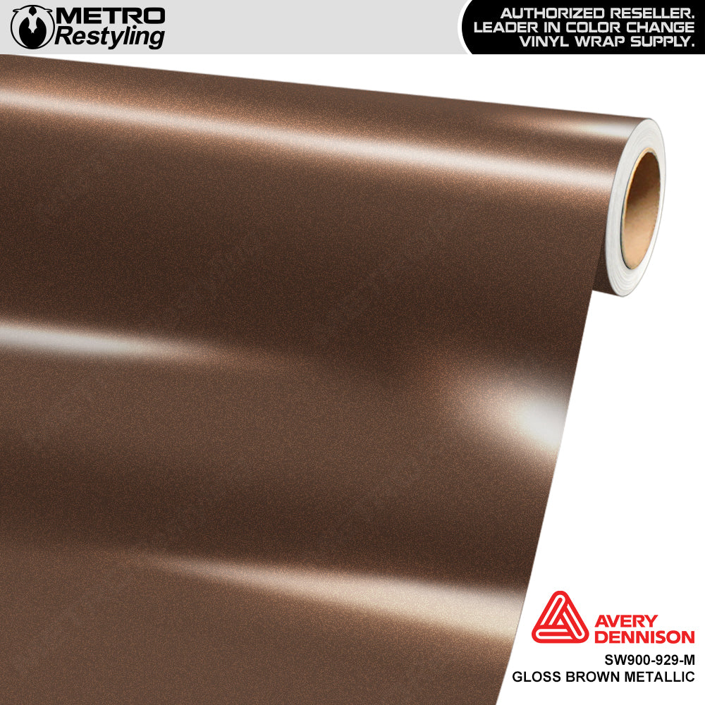 Avery Dennison SW900 Gloss Brown Metallic Vinyl Wrap