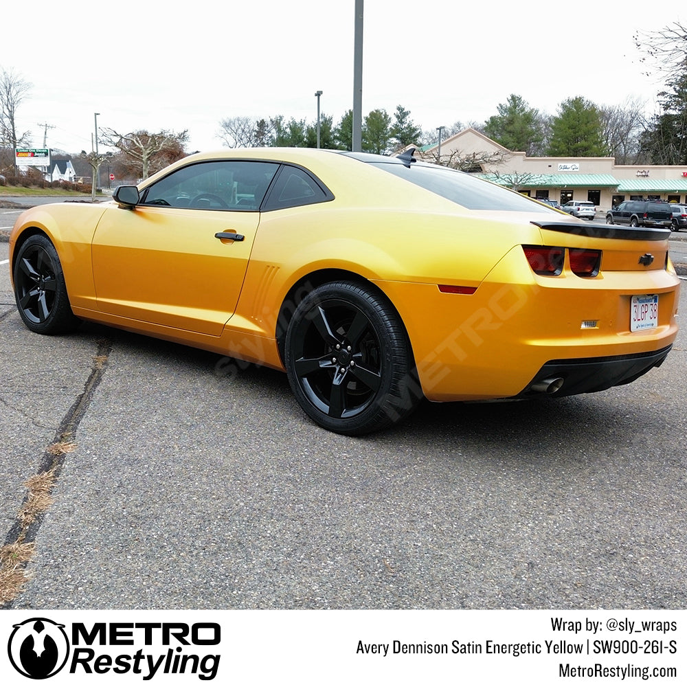 Yellow Camaro Wrap