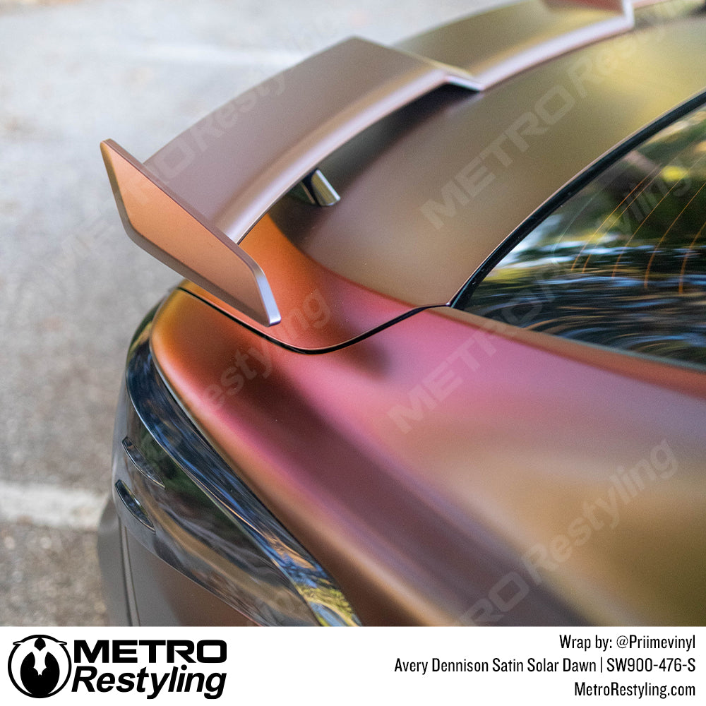 Satin Solar Dawn Toyota Camry TRD Vinyl Wrap