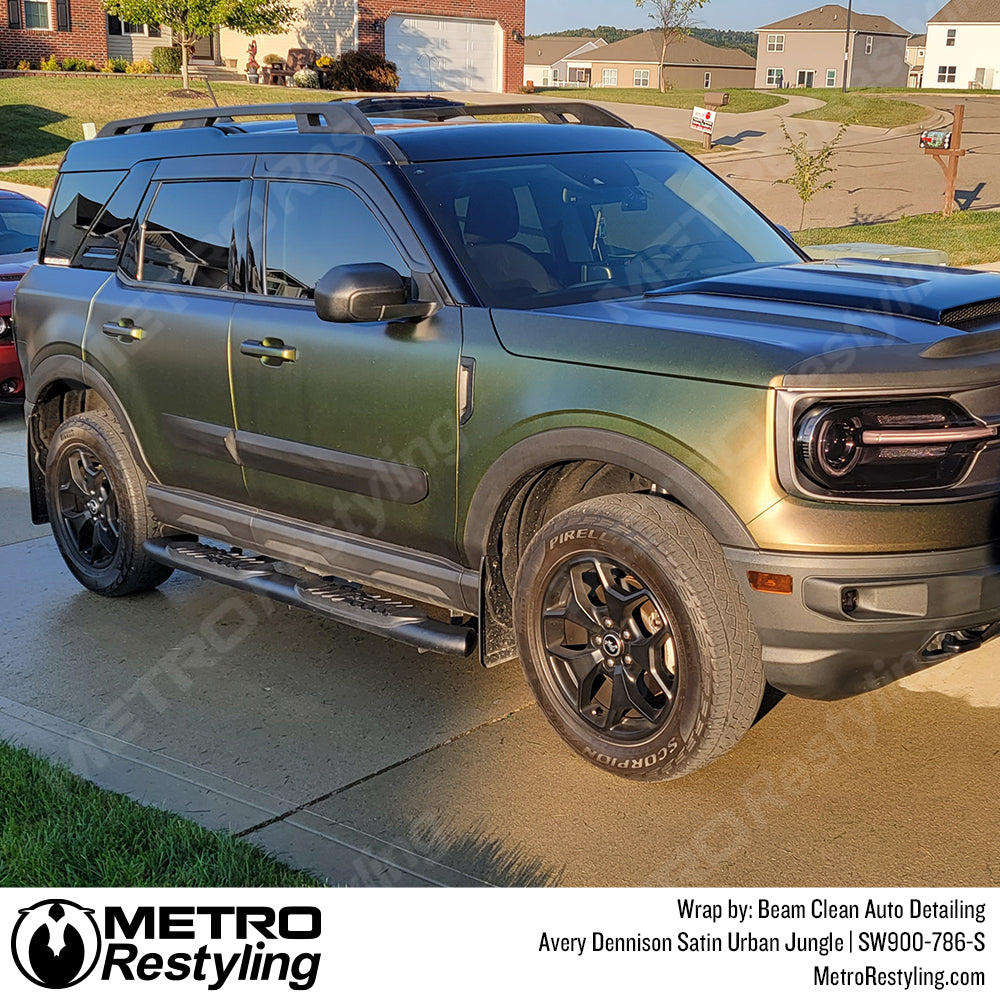 Satin Urban Jungle Ford Bronco Vinyl Wrap