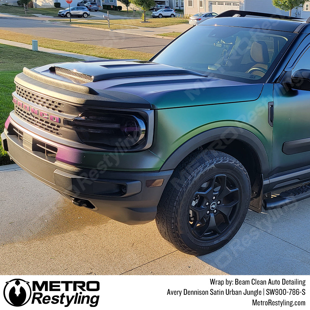 Satin Urban Jungle Ford Bronco Vinyl Wrap
