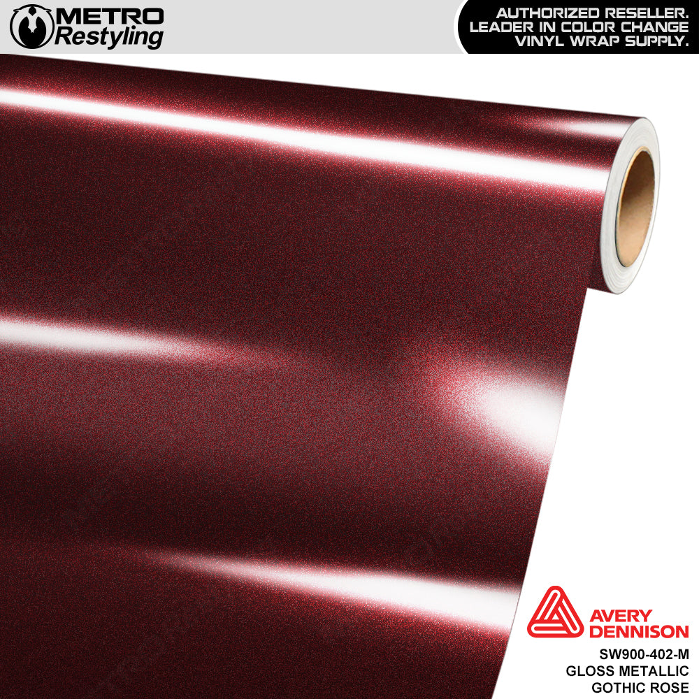 Avery Dennison SW900 Gloss Metallic Gothic Rose Vinyl Wrap | SW900-402-M