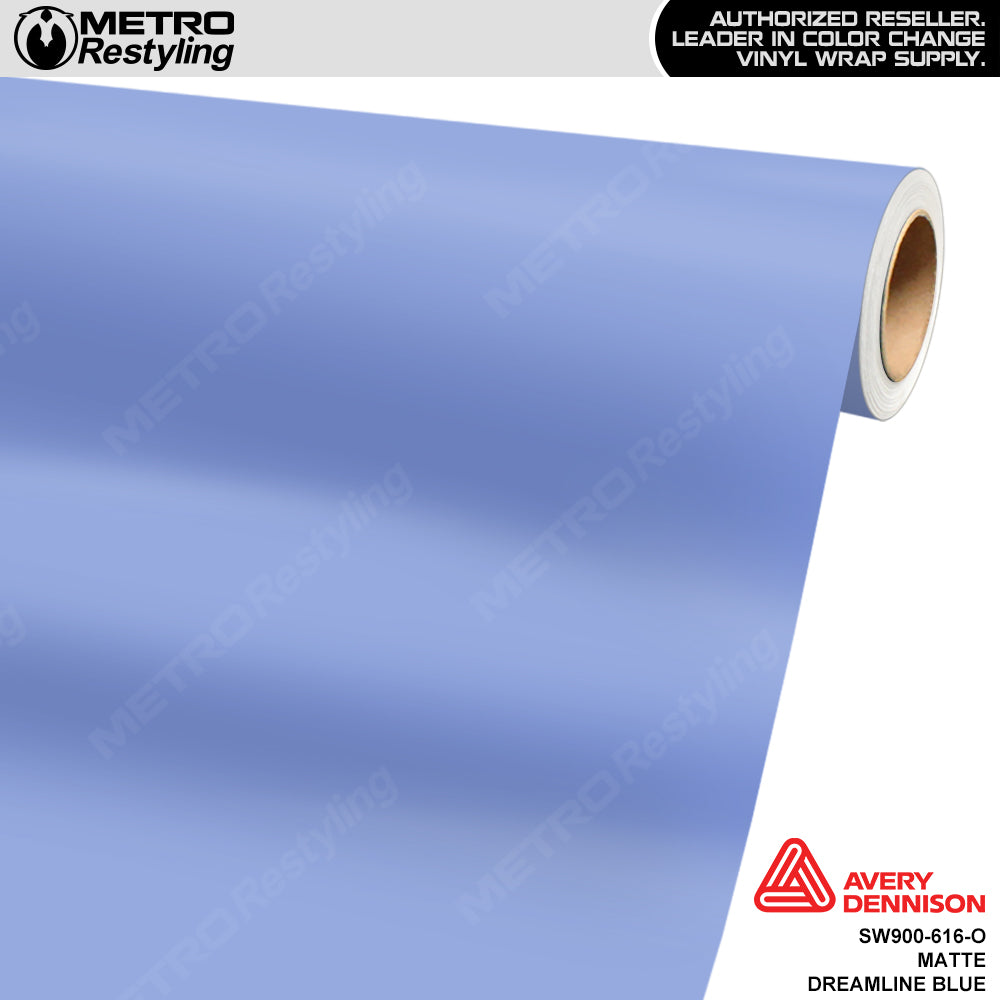 Avery Dennison SW900 Matte Dreamline Blue Vinyl Wrap | SW900-616-O