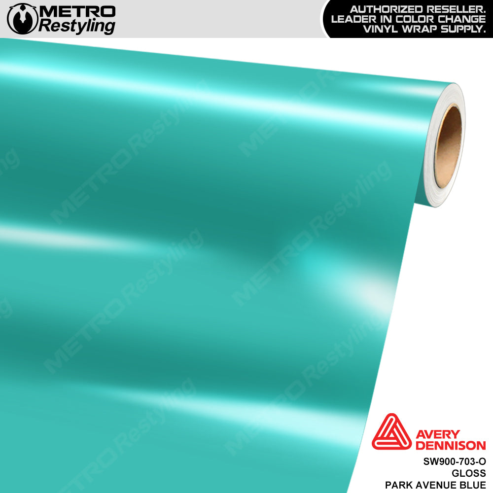 Avery Dennison SW900 Gloss Park Avenue Blue Vinyl Wrap | SW900-703-O