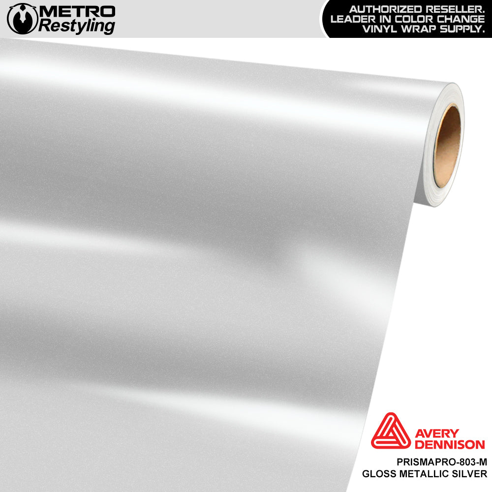 Avery Dennison Gloss Metallic Silver Colored PPF | PrismaPro-803-M