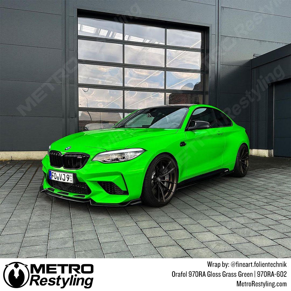 Gloss Grass Green vinyl car wrap