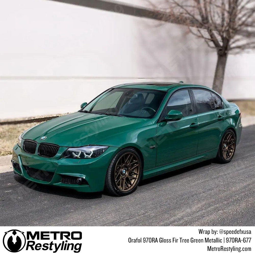 Gloss Fir Tree Green Vinyl Car Wrap