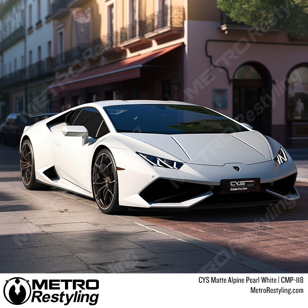 matte white vinyl wrap