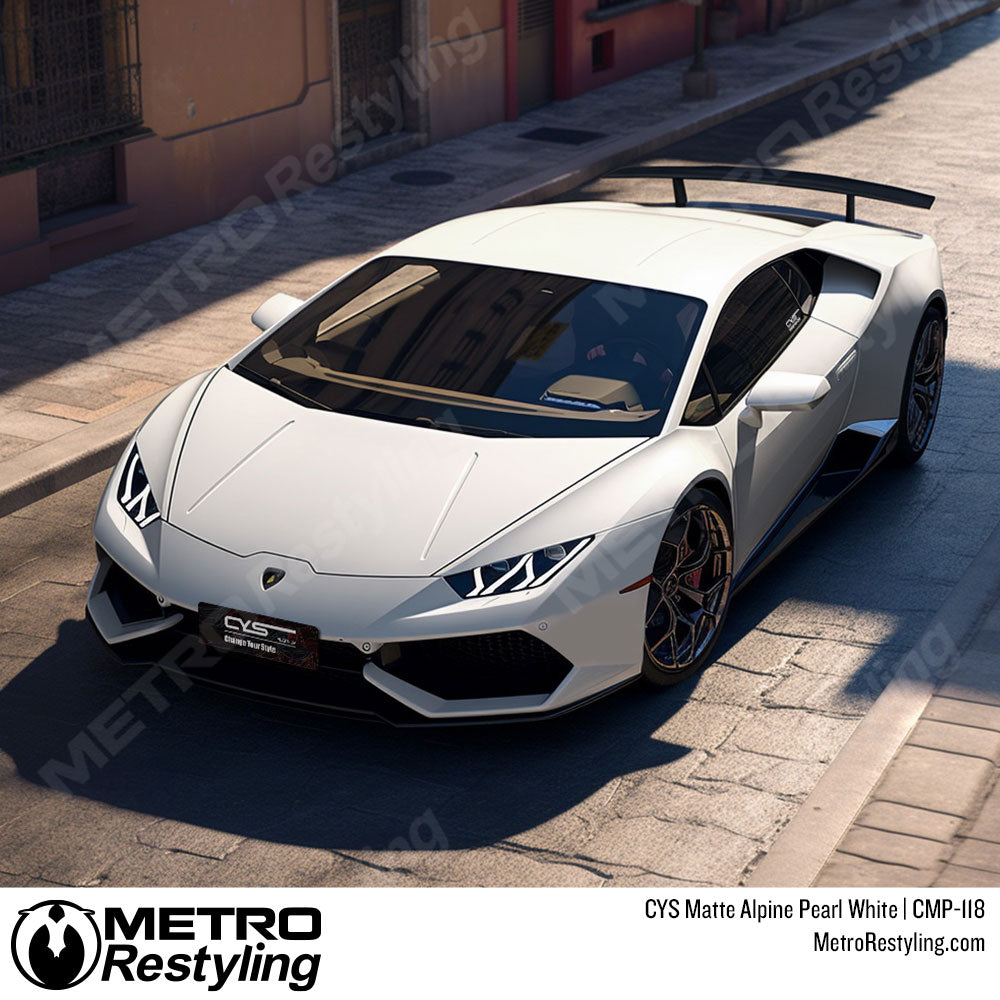 lambo white wrap