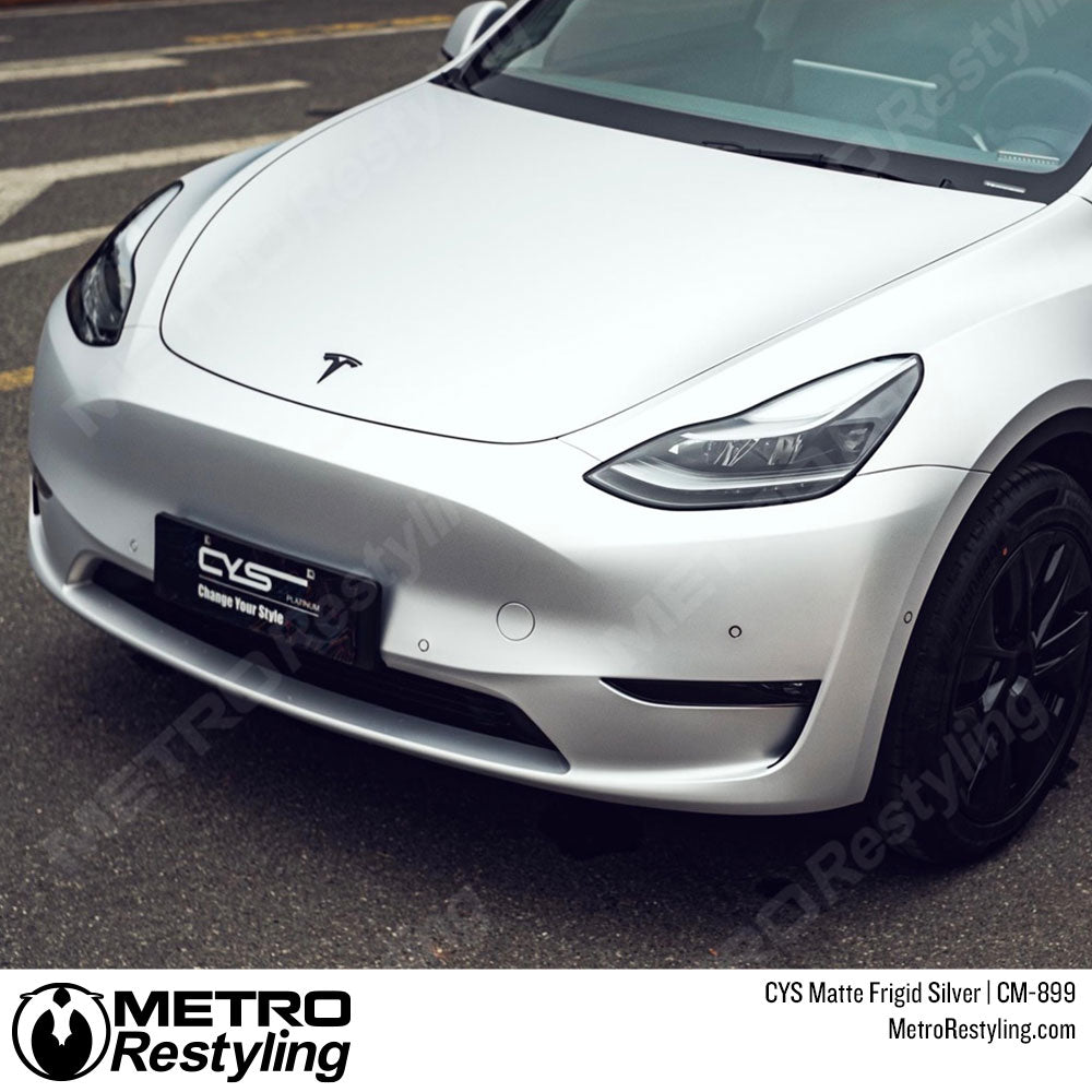silver tesla wrap