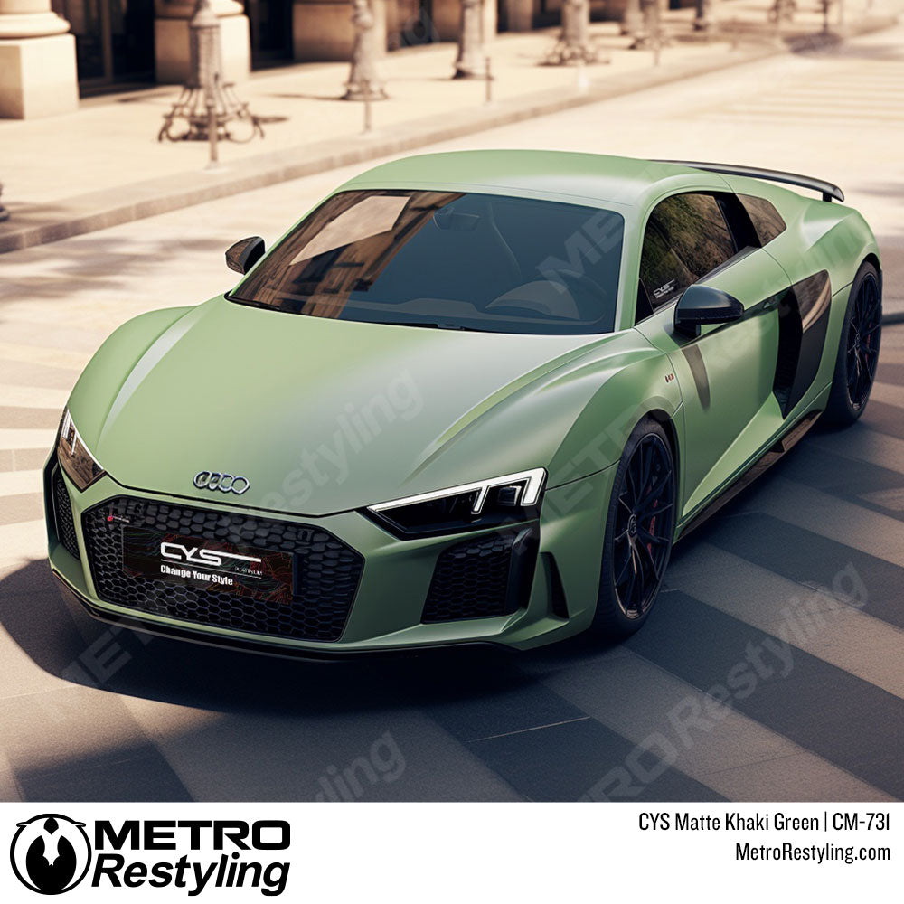 khaki green wrap