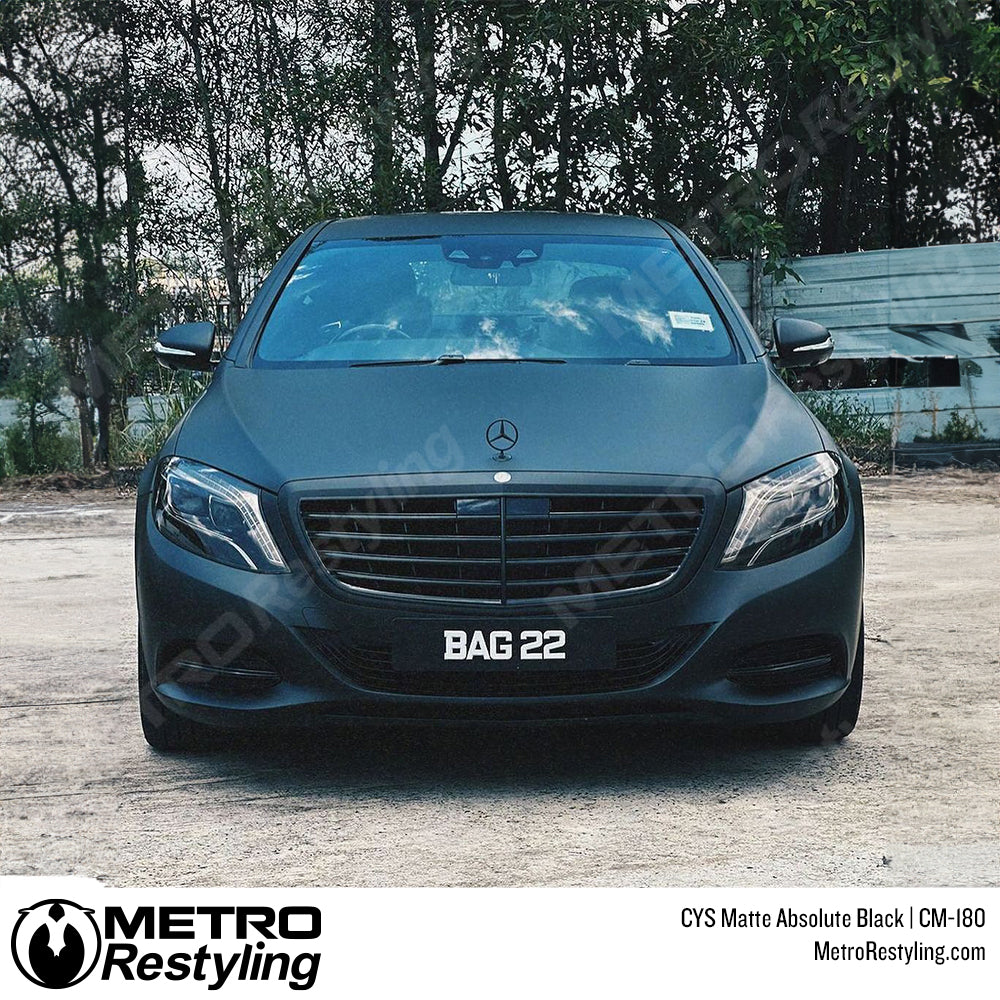 CYS black car wrap