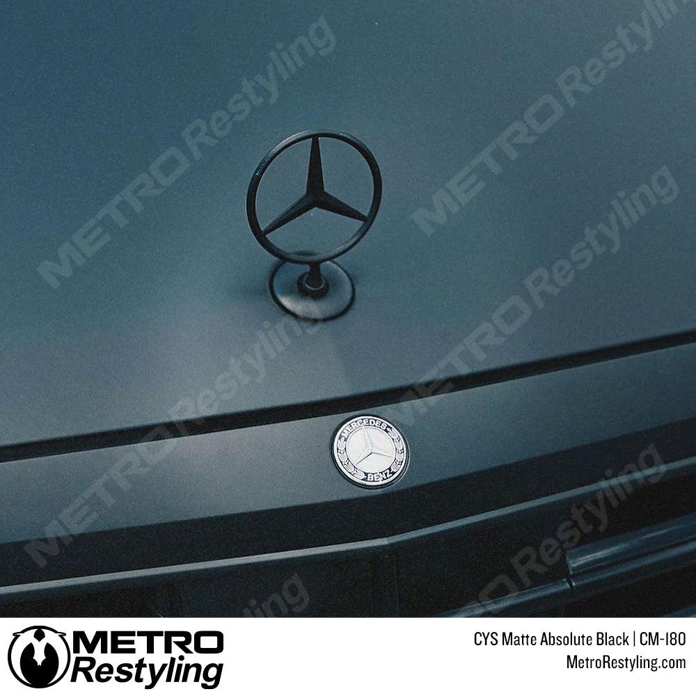 Black mercedes wrap