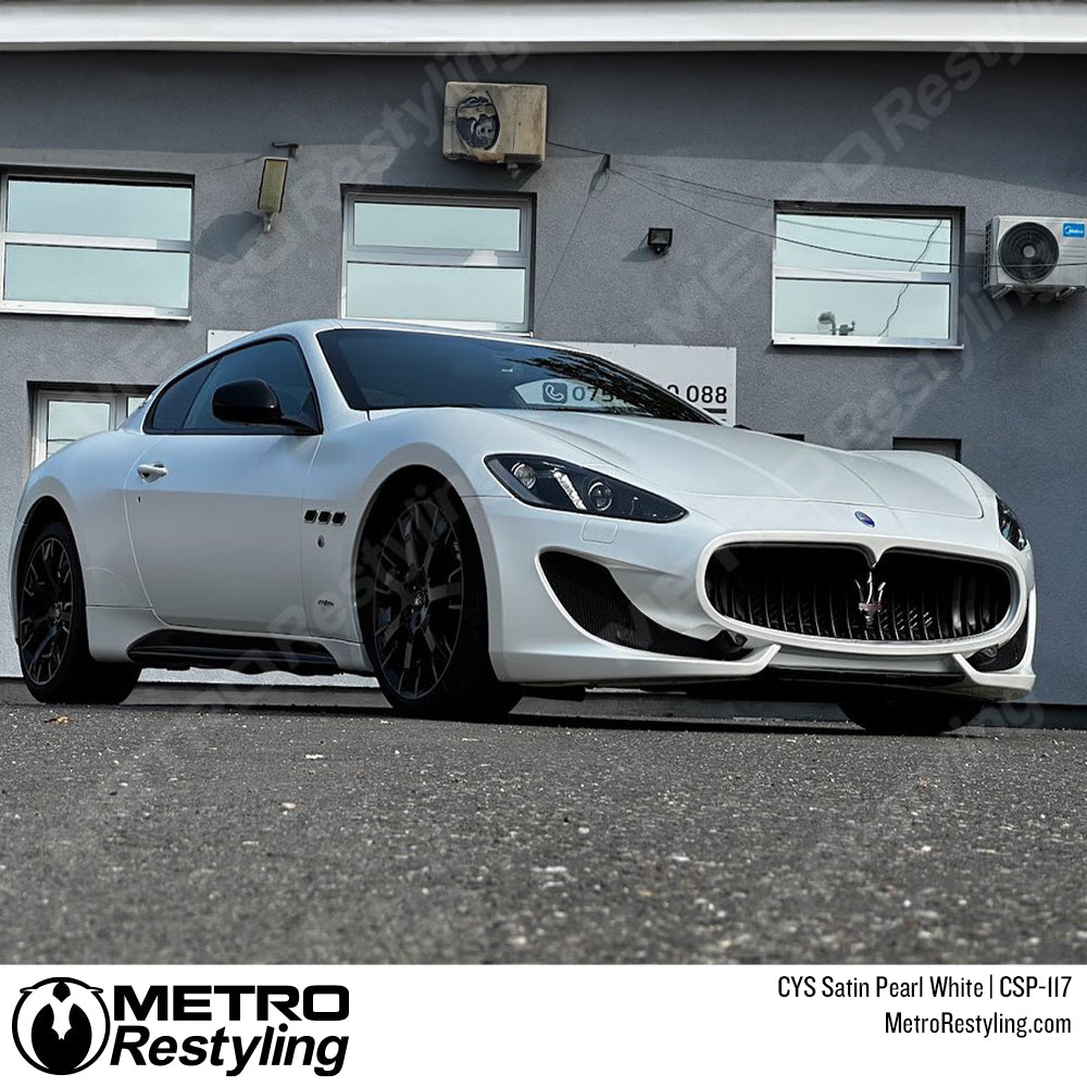 CYS Satin Pearl White Vinyl Wrap