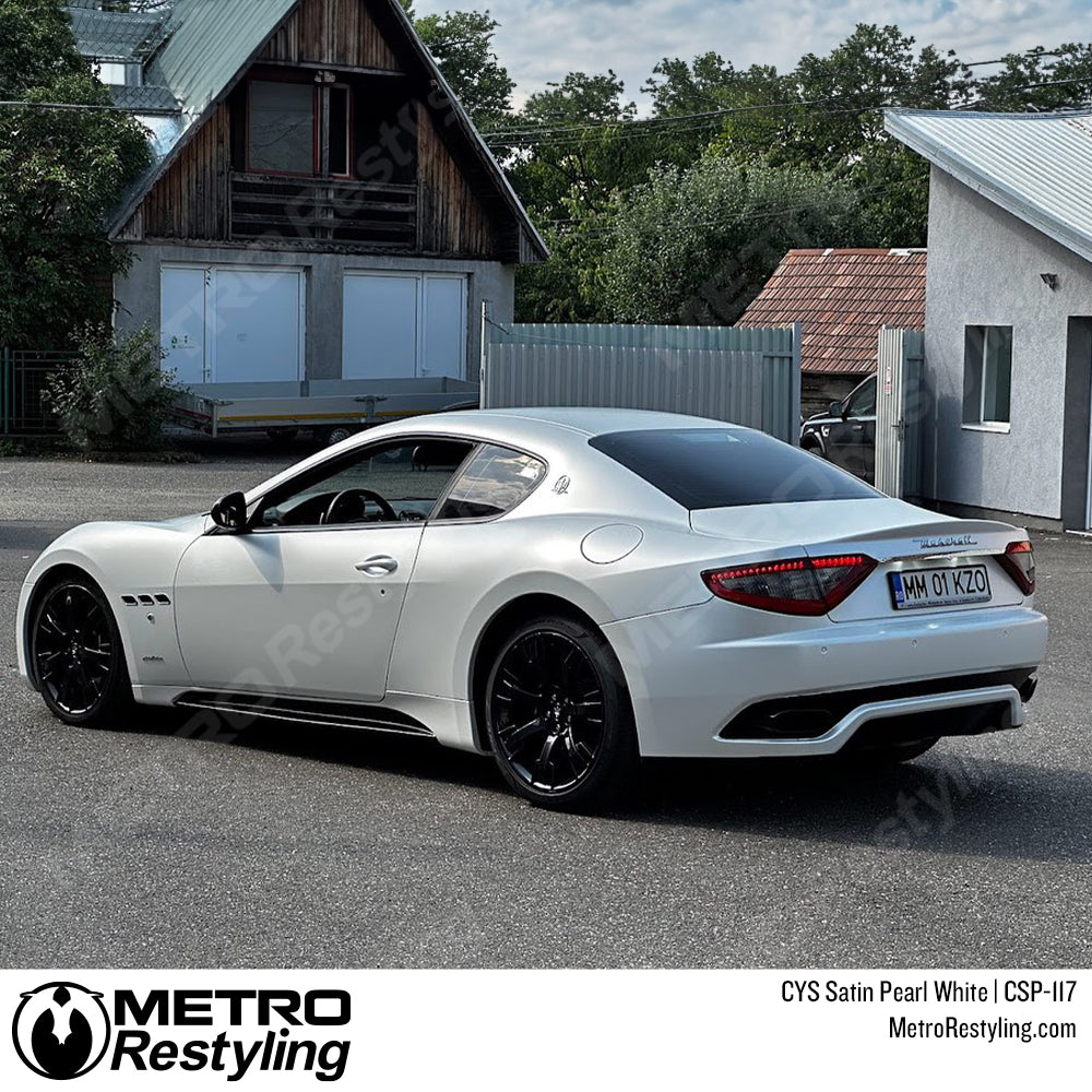 white maserati vinyl
