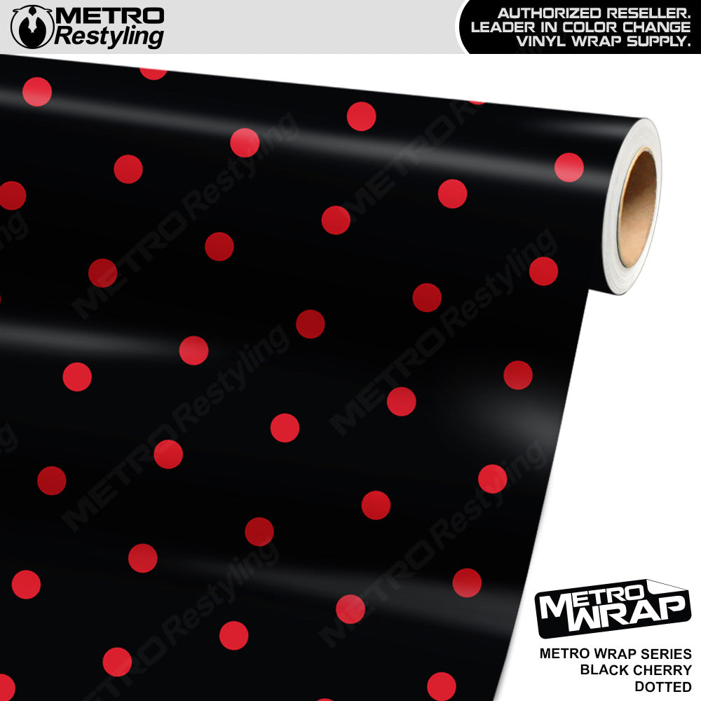 Metro Wrap Dotted Cherry Vinyl Film